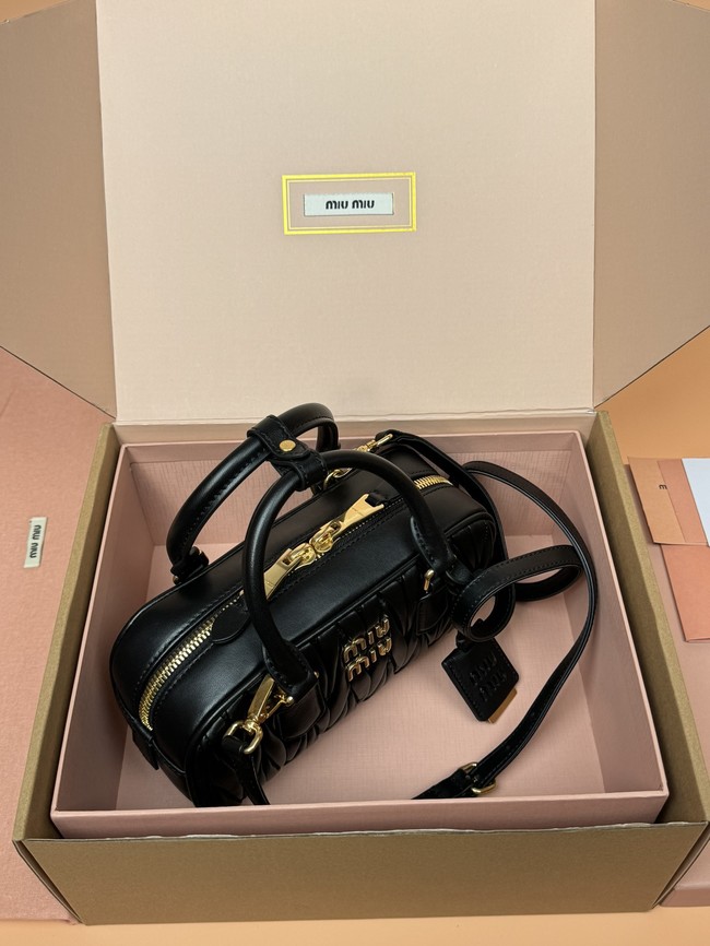 MIUMIU Arcadie quilted soft lamb leather handbag 5BB142-7