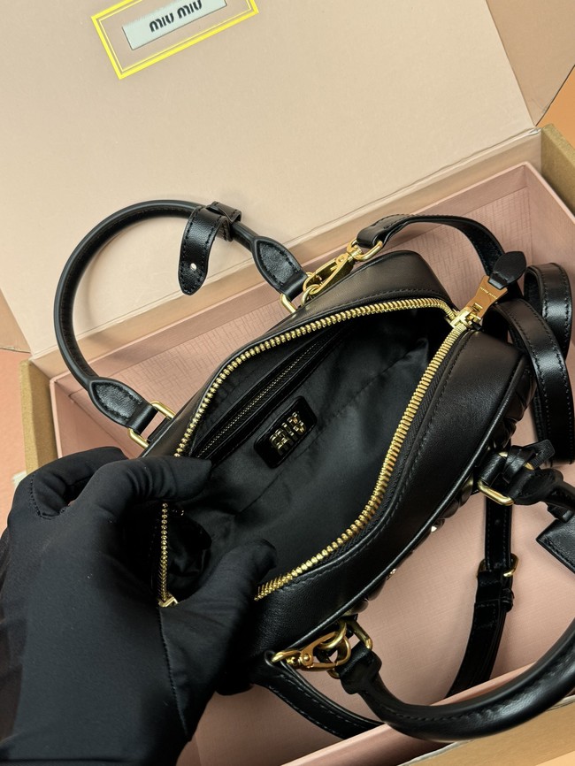 MIUMIU Arcadie quilted soft lamb leather handbag 5BB142-7