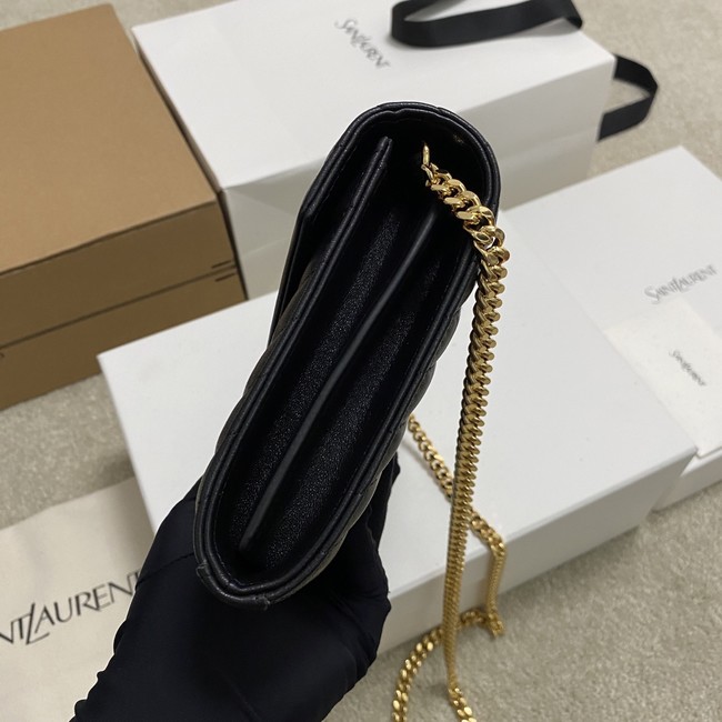 SAINT LAURENT WOC Classic Monogramme Flap Bag 360452 black