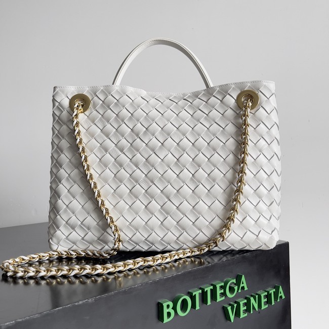 Bottega Veneta Medium Andiamo 766016V white