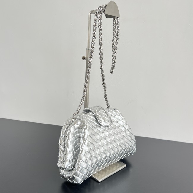 Bottega Veneta Small Lauren 1980 804038 Silver