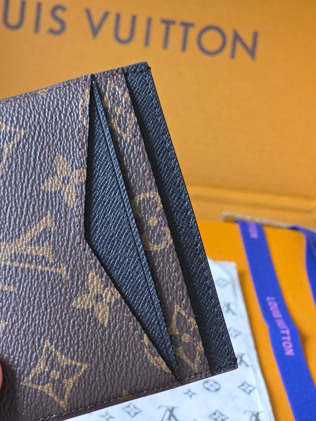 Louis Vuitton Double Card Holder M28233 black