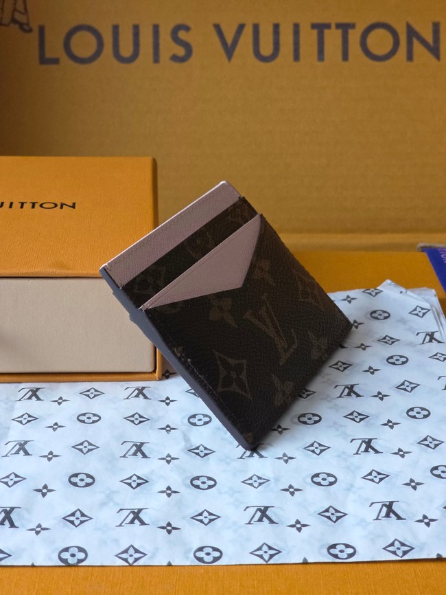 Louis Vuitton Double Card Holder M28233 pink