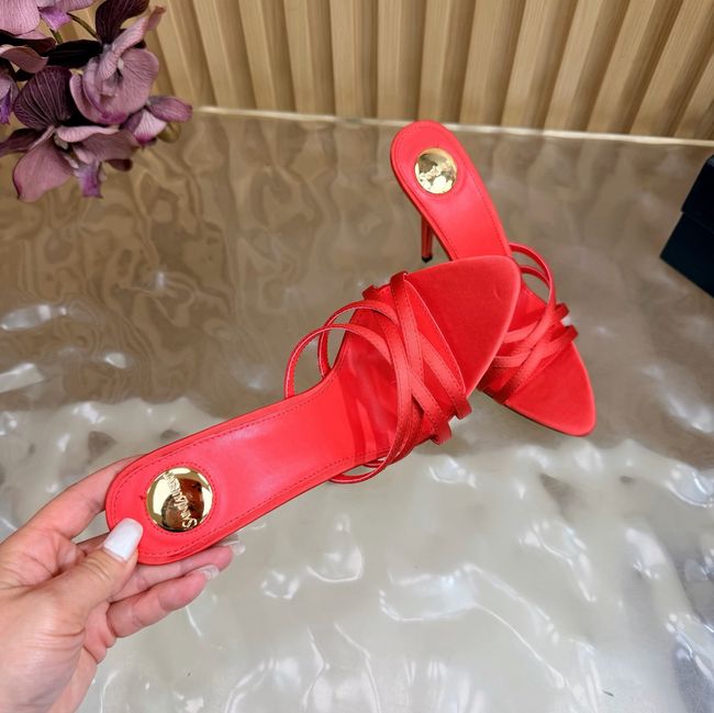 Saint Laurent in satin crepe and rhinestones Heel 9CM 69002-3