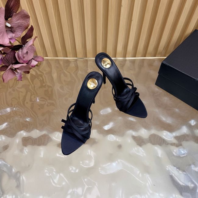 Saint Laurent in satin crepe and rhinestones Heel 9CM 69002-4