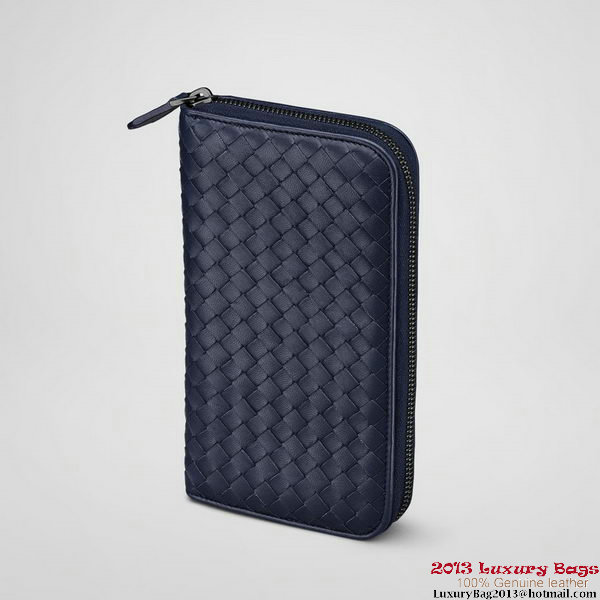 Bottega Veneta 114076 V001N 4014 Intrecciato Nappa Zip Around Wallet Tourmaline Bottega Veneta 114076 V001N 4014 Intrecciato Nappa Zip Around Wallet Tourmaline