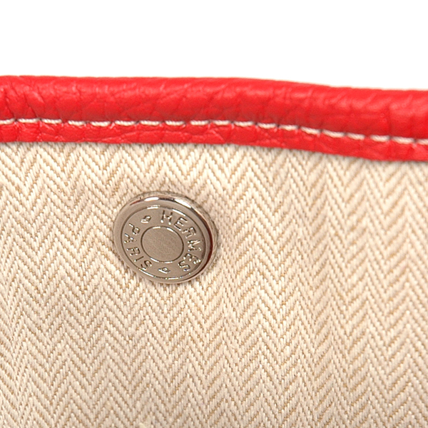 Hermes Garden Party TPM Toile Officier Buffle Bougainvillier Hermes Garden Party TPM Toile Officier Buffle Bougainvillier