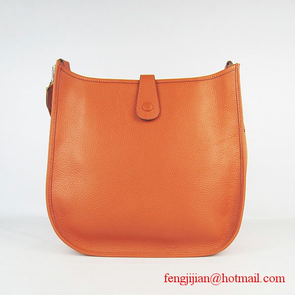Hermes Evelyne Bag Orange 6309 Hermes Evelyne Bag Orange 6309