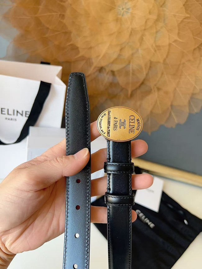 Celine Thin Plate Belt IN 25MM Taurillon Leather B10673-2