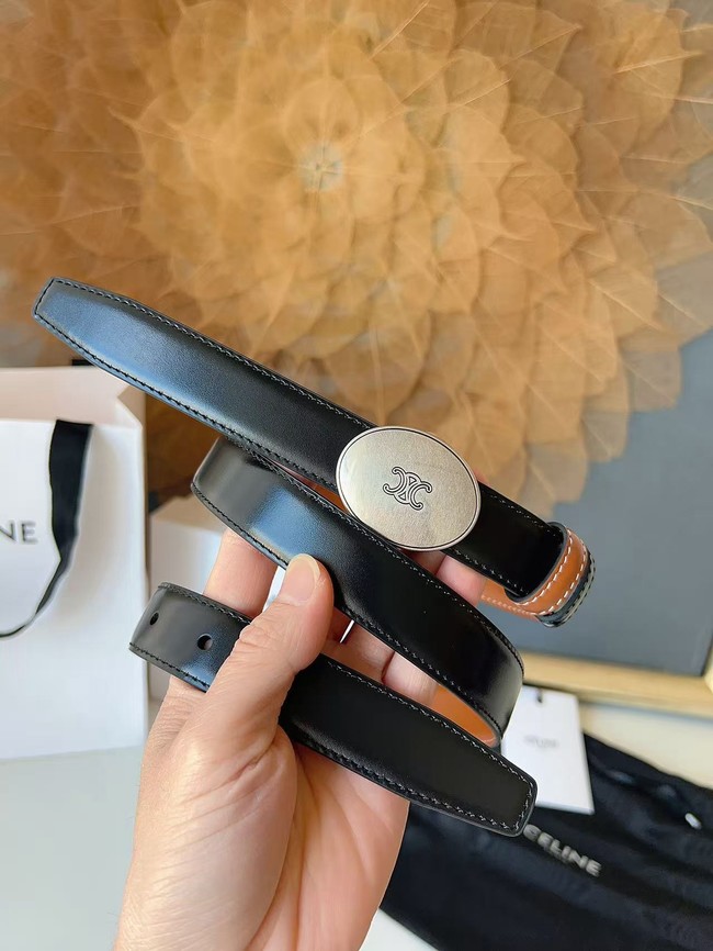 Celine Thin Plate Belt IN 25MM Taurillon Leather B10673-7