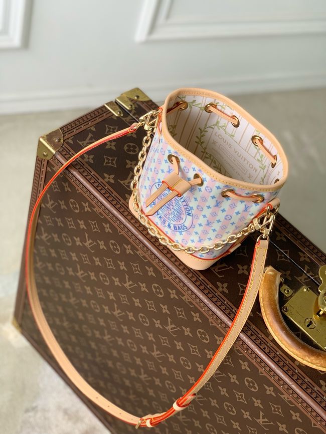 Louis Vuitton NEW Nano Noe M29029 Stamp Blue