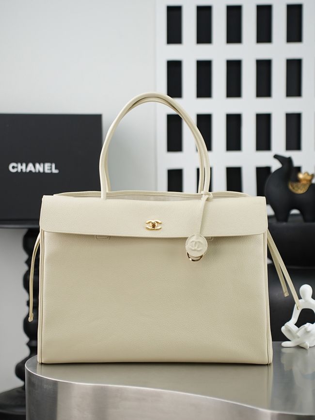 Chanel 26S Grained Calfskin Shopping Bag AS6289 cream Chanel 26S Grained Calfskin Shopping Bag AS6289 cream