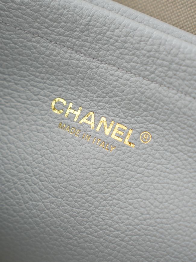 Chanel 26S Grained Calfskin Shopping Bag AS6289 ice blue