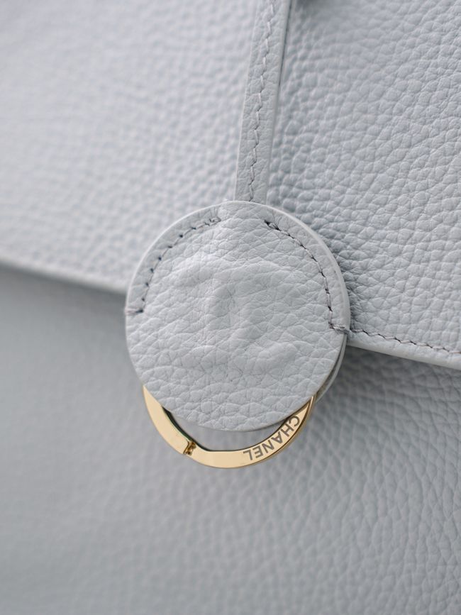Chanel 26S Grained Calfskin Shopping Bag AS6289 ice blue