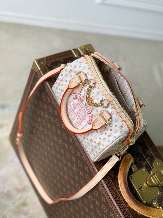 Louis Vuitton NEW Speedy Bandouliere 20 M29459 Nude Rose