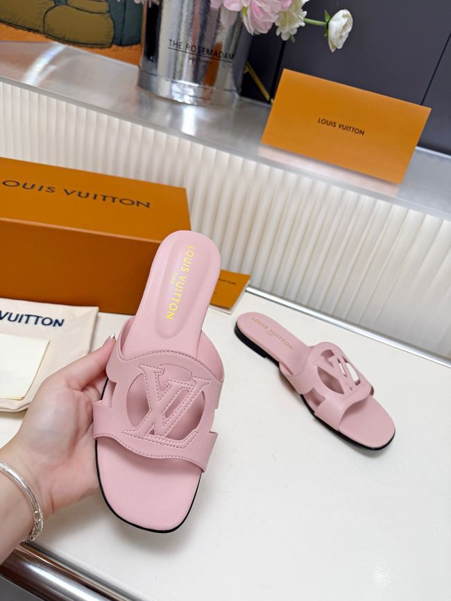 Louis Vuitton Isola Flat Mule 1ABP08-2 Louis Vuitton Isola Flat Mule 1ABP08-2