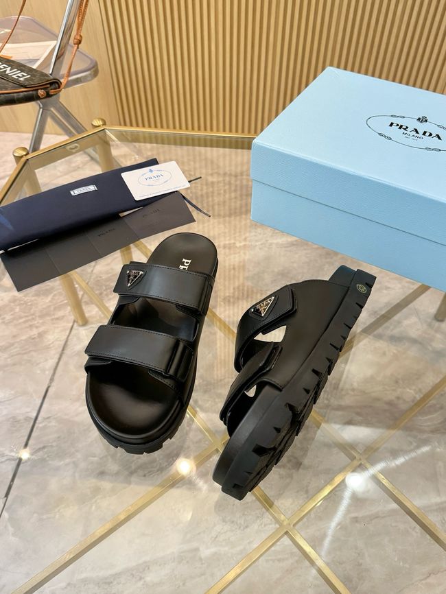 Prada Nubuck slides 1XZ794-5 Prada Nubuck slides 1XZ794-5